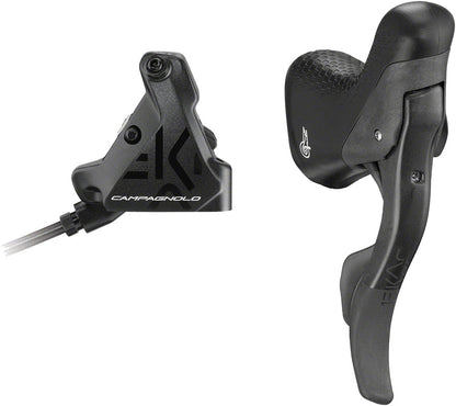NEW Campagnolo EKAR GT Ergopower Shift/Brake Lever and Disc Brake Caliper - Right/Rear, 13-Speed, 140mm Flat Mount Hydraulic Caliper, Black - Around the Cycle