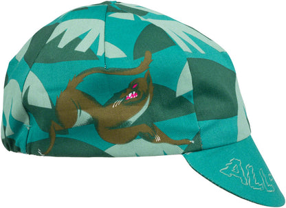 NEW All-City Night Claw Cycling Cap - Teal, Spruce Green, Ochre Brown, One Size - Around the Cycle
