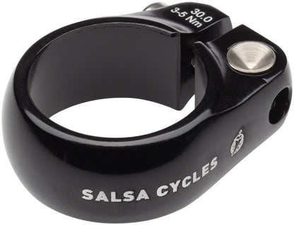 NEW Salsa Lip-Lock Seat Collar 30.0mm Black - Around the Cycle