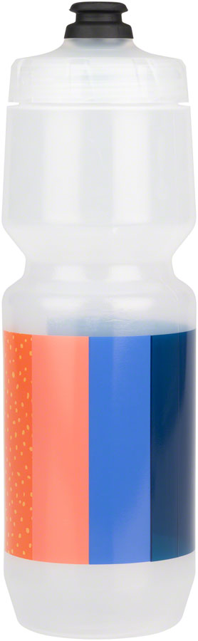 NEW Salsa Team Polytone Purist Water Bottle - Clear, Dark Blue, Blue, w/ Stripes, 26oz - Around the Cycle