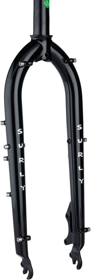 NEW Surly Bridge Club Cyclocross/Hybrid Fork Surly Bridge Club 27.5" Fork, 9 x 100mm QR, 1-1/8" Straight Steerer, Dark Black - Around the Cycle