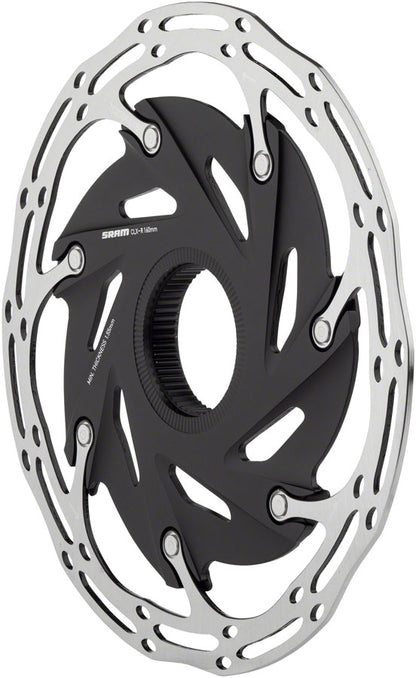 NEW SRAM CenterLine XR Disc Brake Rotor - 140mm, Center Lock, Silver/Black