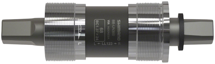 NEW Shimano BB-UN300 Square Spindle Bottom Bracket, 68X110mm, Square Taper, Cart