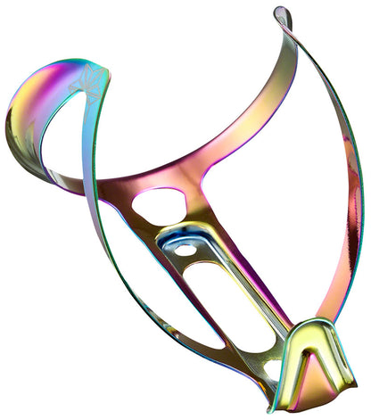 NEW Supacaz Fly Water Bottle Cage Ano: Aluminum, Oil Slick