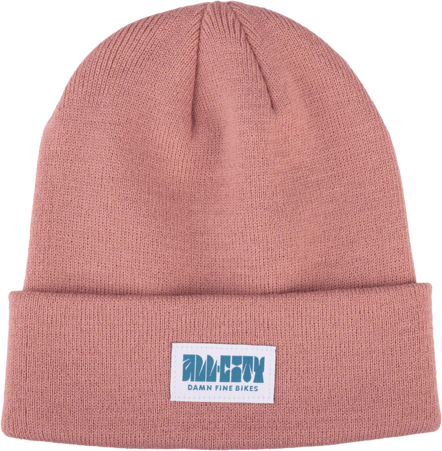 NEW All-City Week-Endo Beanie - Rose, One Size - Around the Cycle