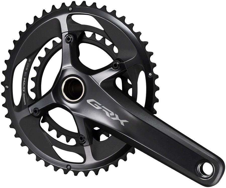 NEW Shimano GRX FC-RX810-2 Crankset - 175mm 11-Speed 48/31t 110/80 BCD Hollowtech II Spindle Interface Black