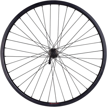 NEW Quality Wheels Value HD Series Disc Front Wheel - 26", QR x 100mm, Center-Lock, Black - Around the Cycle