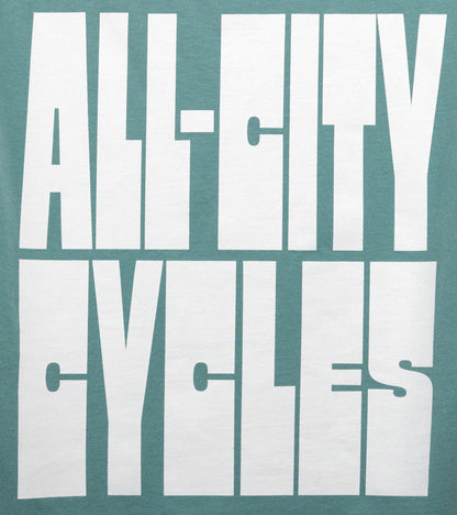 NEW All-City Week-Endo Women's T-Shirt - Seafoam, White, Small - Around the Cycle