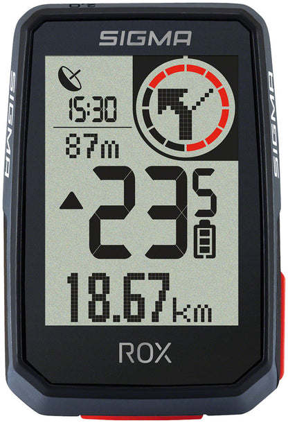 NEW Sigma ROX 2.0 GPS Bike Computer - Wireless, Rechargeable, Black