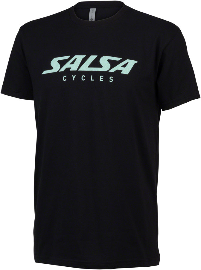 NEW Salsa Block Men's T-Shirt - Black, Grey/Blue, X-Large - Around the Cycle