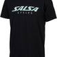 NEW Salsa Block Men's T-Shirt - Black, Grey/Blue, Medium