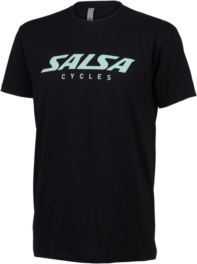 NEW Salsa Block Men's T-Shirt - Black, Grey/Blue, Large