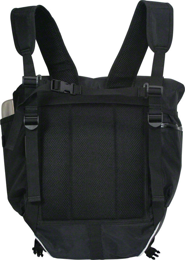 NEW Banjo Brothers Waterproof Backpack Pannier: Black