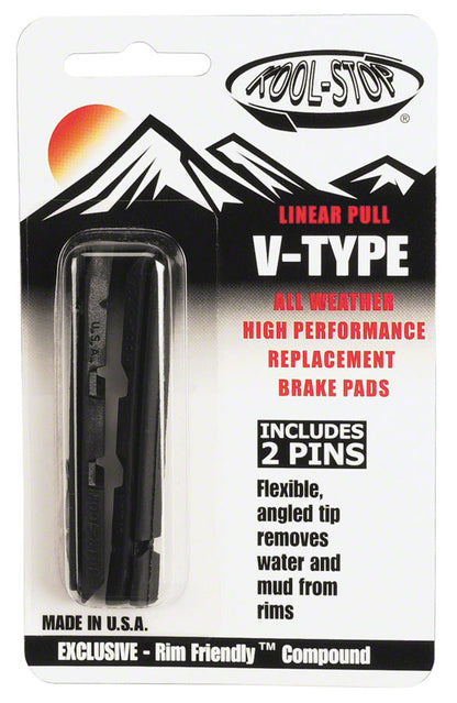 NEW Kool-Stop Linear Pull Replacement Brake Pads Black - Around the Cycle