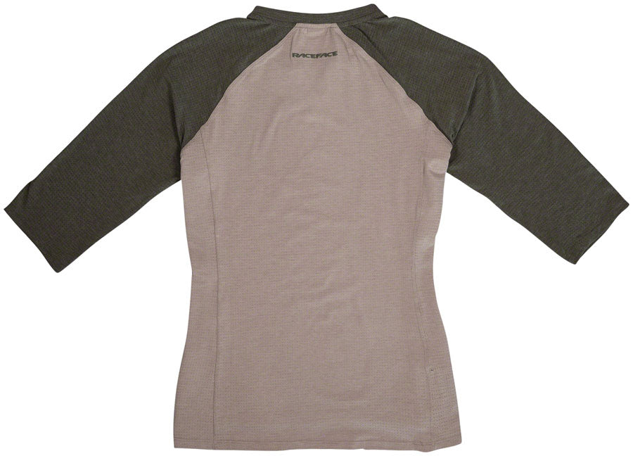 NEW RaceFace Traverse 3/4 Sleeve Jersey - Sand, Women's, Large - Around the Cycle