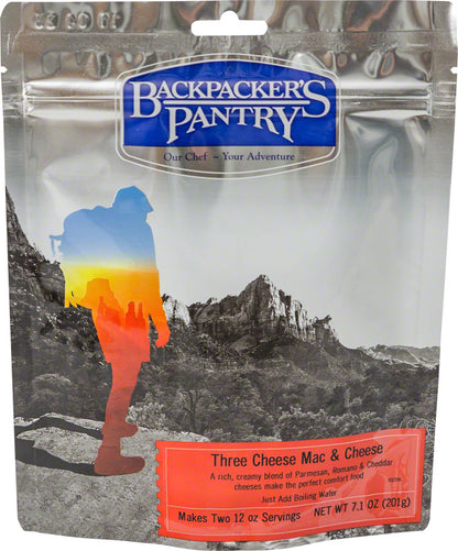 NEW Backpacker's Pantry Three Cheese Mac and Cheese: 2 Servings