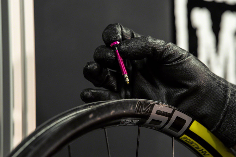 NEW Muc-Off Tubeless Valve Kit: Pink, fits Road and Mountain, 44mm, Pair