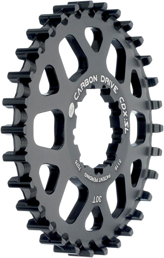 NEW Gates Carbon Drive CDX:SL CenterTrack Freehub 9-Spline Rear Sprocket - 30t, Shimano 9-Spline, Black - Around the Cycle