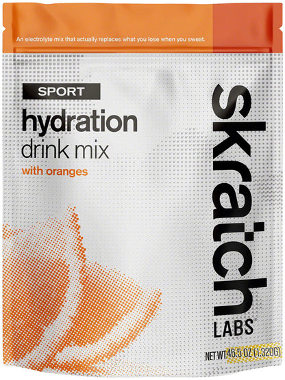 NEW Skratch Labs Sport Hydration Drink Mix: Orange, 60-Serving Resealable Pouch - Around the Cycle