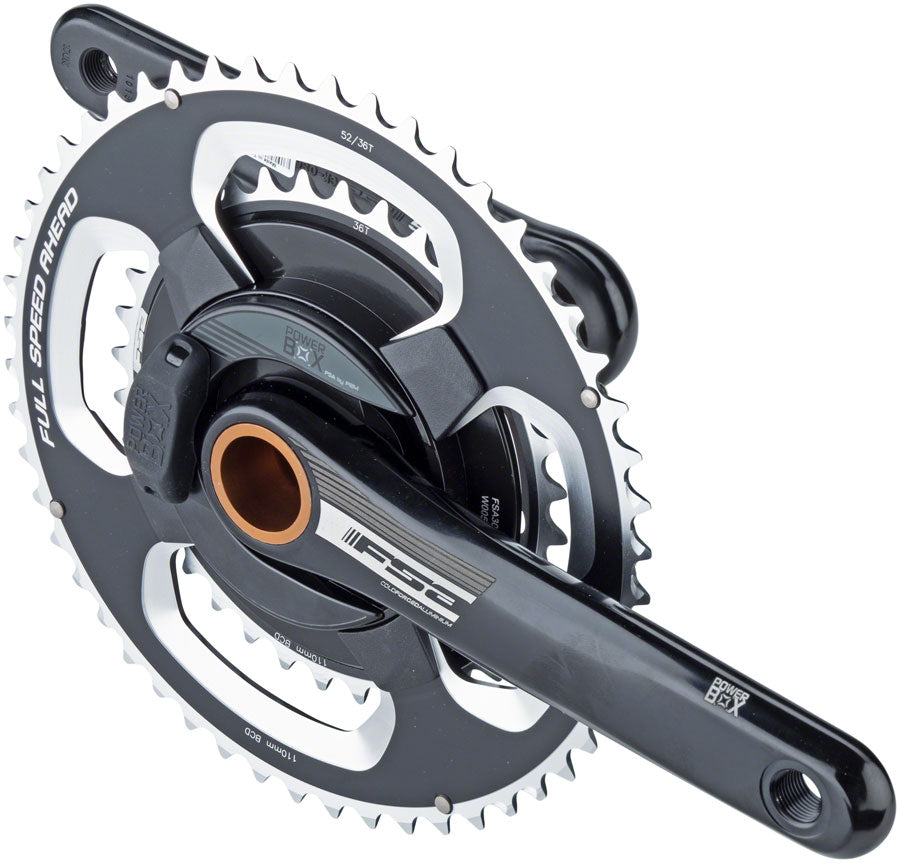 NEW FSA (Full Speed Ahead) PowerBox Alloy Power Meter Crankset FSA 170mm, FSA 386