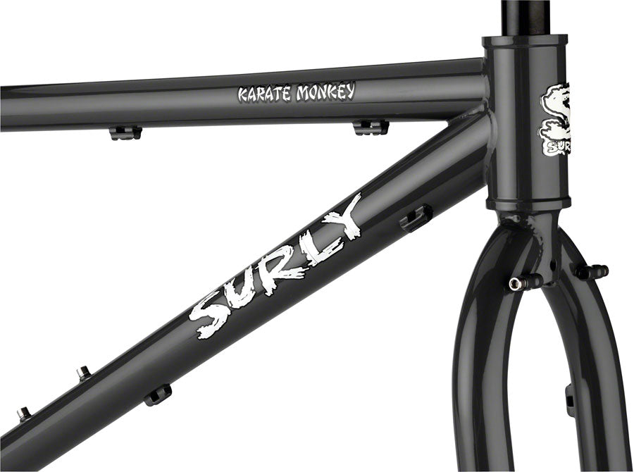 NEW Surly Karate Monkey Mountain Bike Frameset - 27.5/29", Steel, Hi-Viz Black