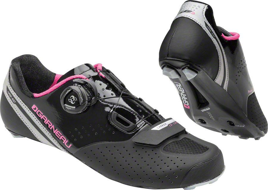 NEW Garneau Carbon LS-100 II Women's Road Cycling Shoe Boa - Black/Pink