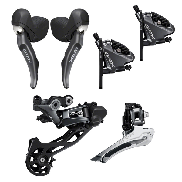 NEW Shimano GRX 810 11 Speed Mini 2x Groupset (Shifters, Brakes, Derai NEW Shimano GRX 810 11 Speed Mini 2x Groupset (Shifters, Brakes, Derai