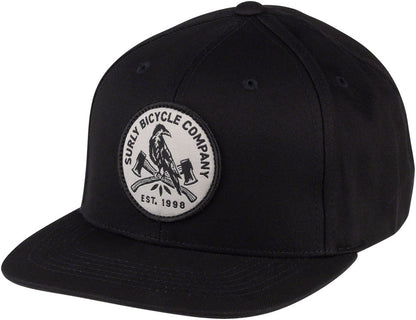 NEW Surly Dark Feather Snapback Hat - Black, Adjustable - Around the Cycle