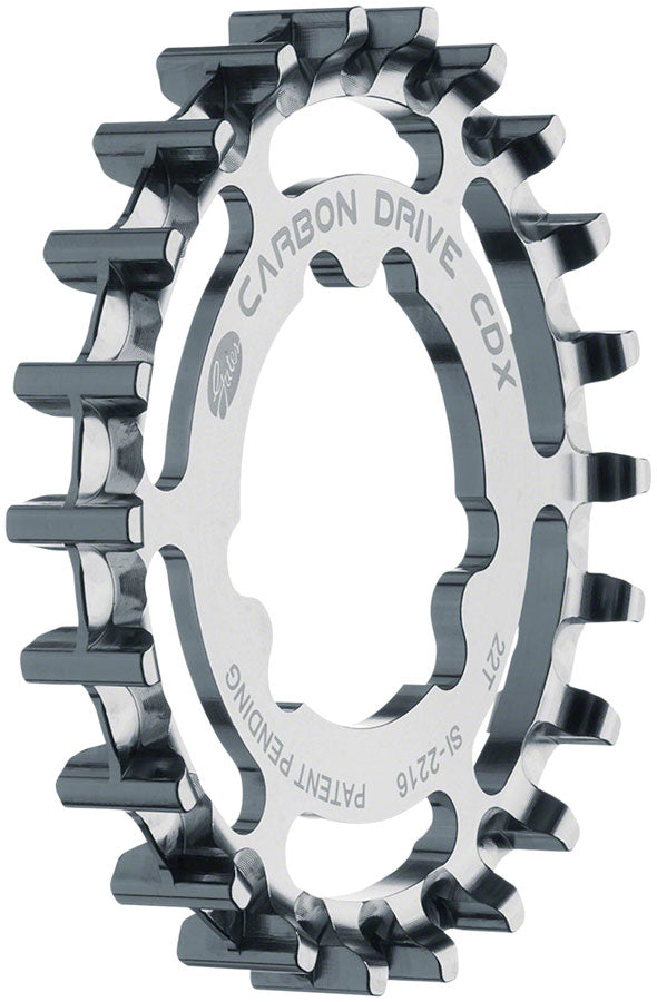NEW Gates Carbon Drive CDX CenterTrack Rear Sprocket - 22t, For Sturmey-Archer 31.85mm 3-Lobe, Silver - Around the Cycle