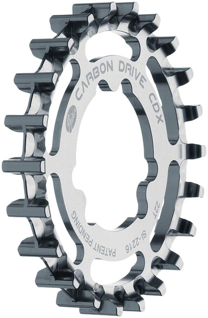 NEW Gates Carbon Drive CDX CenterTrack Rear Sprocket - 22t, For Sturmey-Archer 31.85mm 3-Lobe, Silver - Around the Cycle