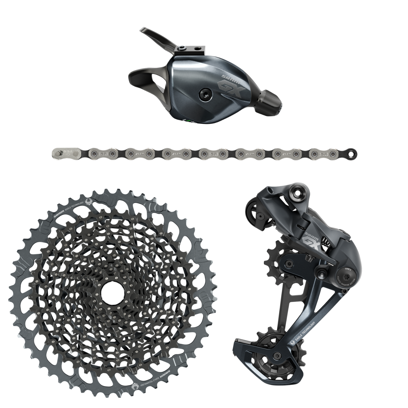 Sram gx cheap shimano xt