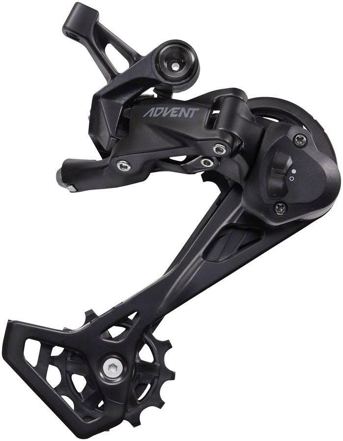 NEW microSHIFT ADVENT Rear Derailleur - 9 Speed, Long Cage, Black, With Clutch