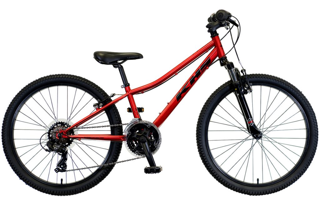 NEW KHS T-Rex 24" Youth/Kids Mountain Bike Chrome Red