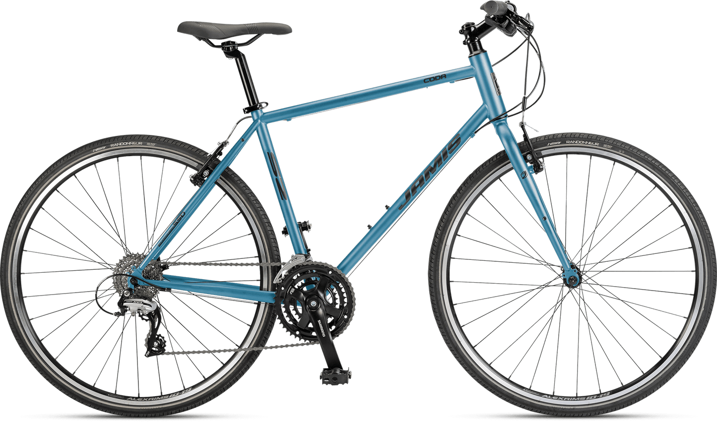 NEW 2021 Jamis Coda S2 Chromoly Steel Hybrid Bike