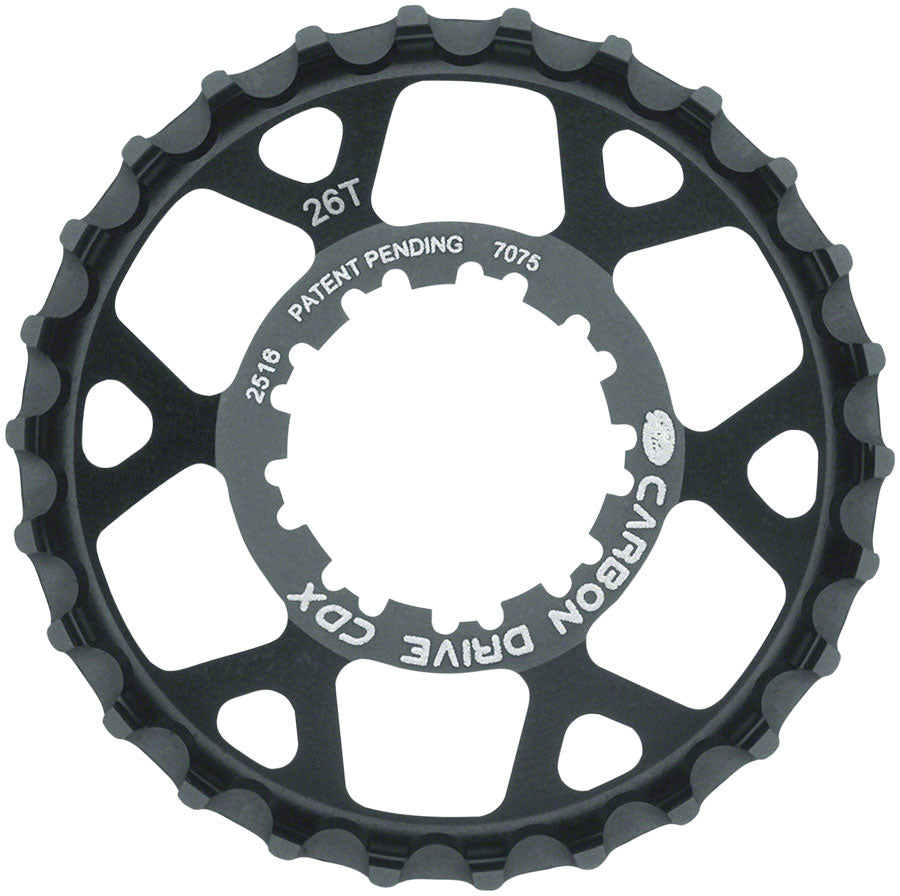 NEW Gates Carbon Drive CDX:SL CenterTrack Freehub 9-Spline Rear Sprocket - 26t, Shimano 9-Spline, Black - Around the Cycle