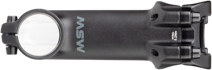 NEW MSW 17 Stem - 100mm 31.8 Clamp +/-17 1 1/8 Aluminum Black