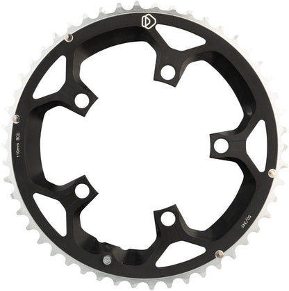 NEW Dimension Multi Speed Chainring - 50T 110mm BCD Outer Black - Around the Cycle