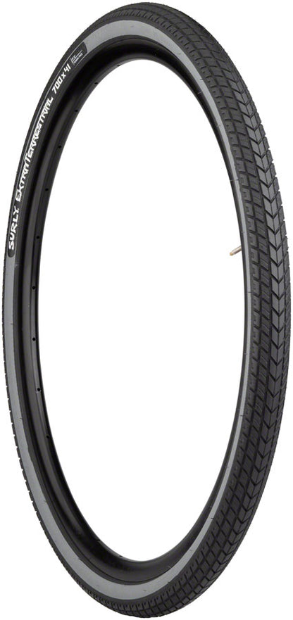 NEW Surly ExtraTerrestrial Tire Surly ExtraTerrestrial Tire - 700 x 41, Tubeless, Folding, Black/Slate, 60tpi - Around the Cycle