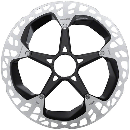 NEW Shimano XTR RT-MT900-L Disc Brake Rotor - 203mm, Center Lock, Silver/Black - Around the Cycle
