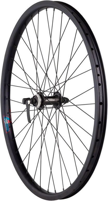 NEW Quality Wheels Value HD Series Disc Front Wheel - 26", QR x 100mm, Center-Lock, Black - Around the Cycle