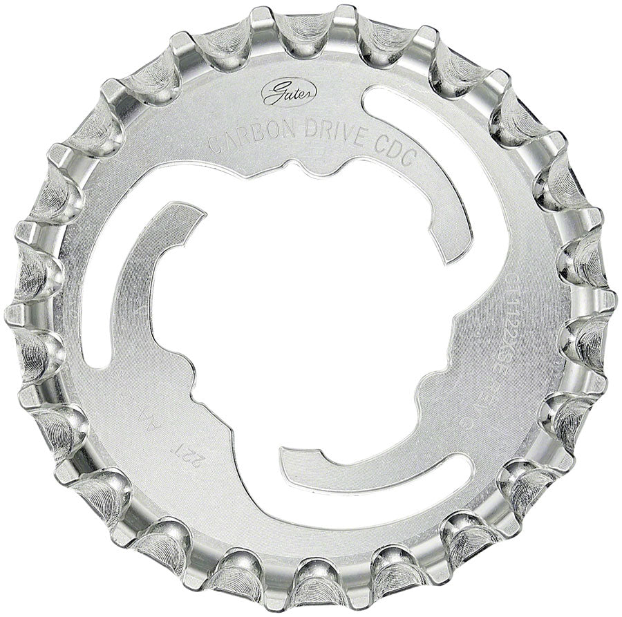 NEW Gates Carbon Drive CDC CenterTrack 3-Lobe SureFit™ Rear Sprocket - 22t, Shimano/SRAM 3-Lobe, Gray - Around the Cycle