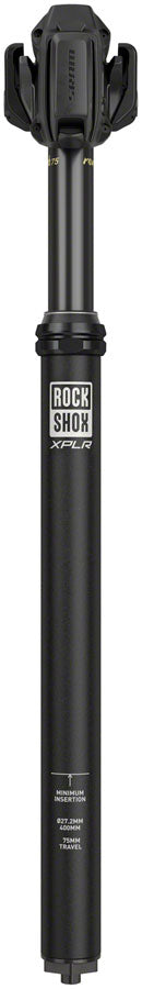 NEW RockShox Reverb AXS XPLR Dropper Seatpost - 27.2mm, 75mm, 400, Black, A1