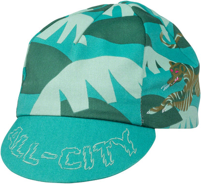 NEW All-City Night Claw Cycling Cap - Teal, Spruce Green, Ochre Brown, One Size - Around the Cycle