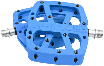 NEW e*thirteen Base Pedals - Platform, Composite, 9/16", Blue - Around the Cycle