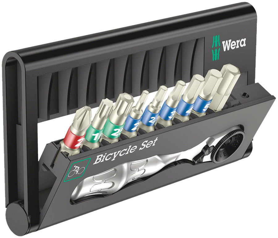 NEW Wera Bicycle Set 9 - Mini Bit- Ratchet and Bits Tool Set