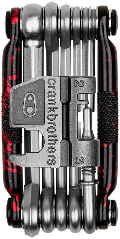 NEW Crank Brothers Multi 17 Multi Tool - Limited Edition, Splatter Paint Red - Around the Cycle