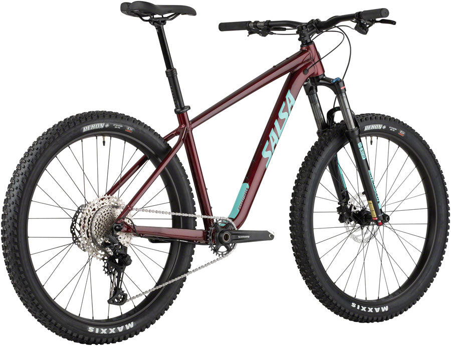 NEW Salsa Rangefinder Deore 12 27.5+ - Dark Red Hardtail Mountain Bike