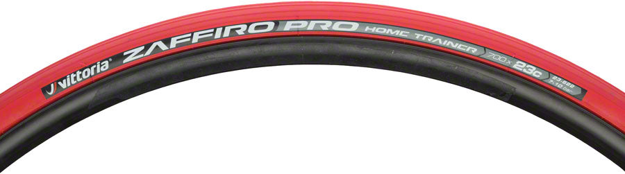 NEW Vittoria Zaffiro Pro Home Trainer Tire: Folding Clincher 700x23 Red