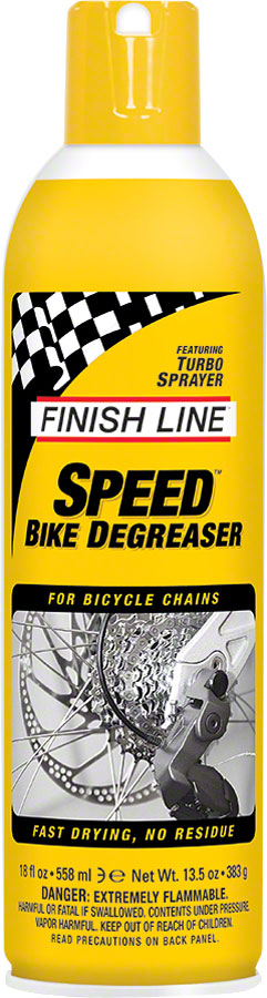 NEW Finish Line Speed Bike Degreaser, 18oz Aerosol