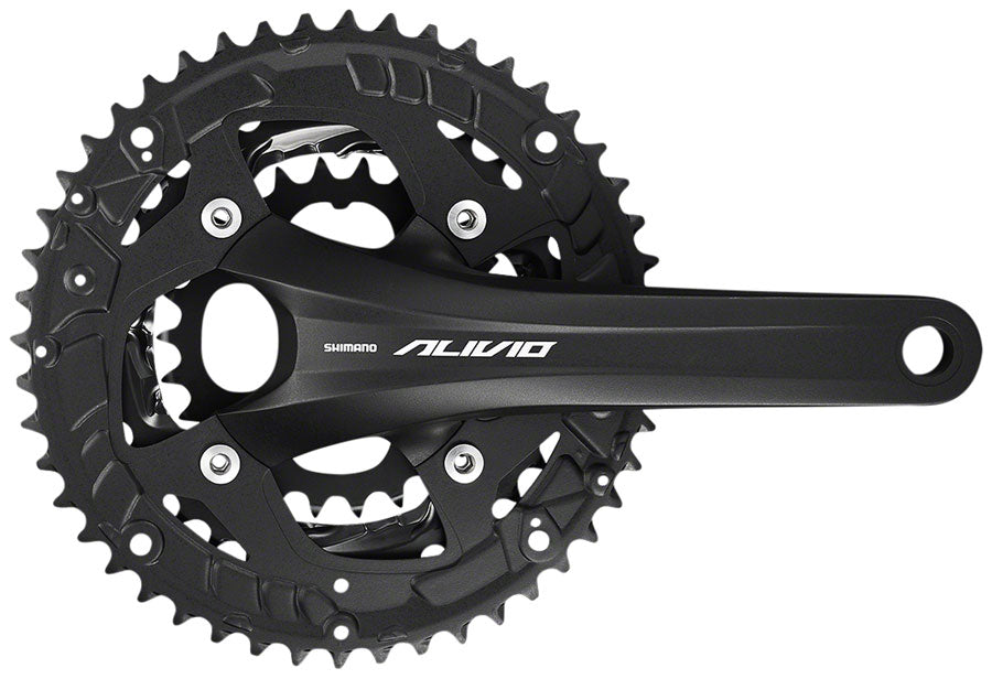 NEW Shimano Alivio FC-T4060 Crankset - 170mm 9-Speed 48/36/26t 104/64 BCD Hollowtech II Spindle Interface Black